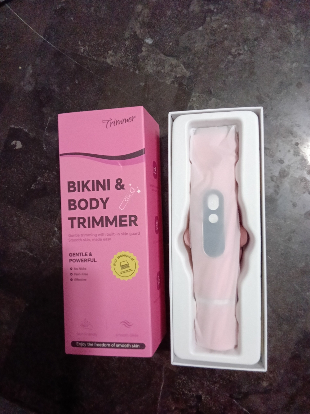 New Pink Bikini & Body Trimmer – Electric Hair Remover
